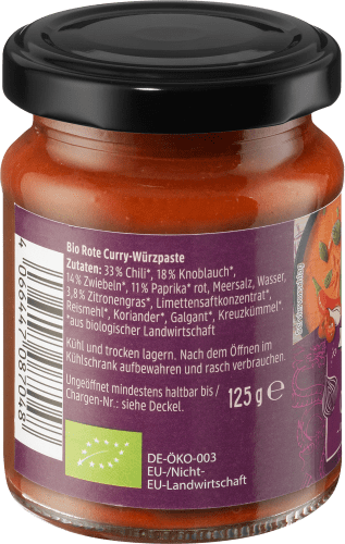 Rote 120 g Currypaste,