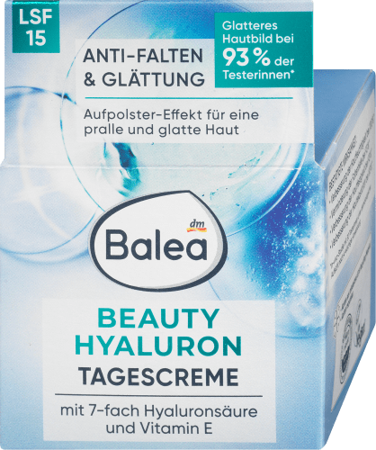 Anti 50 LSF Falten 15, Gesichtscreme ml Beauty Hyaluron