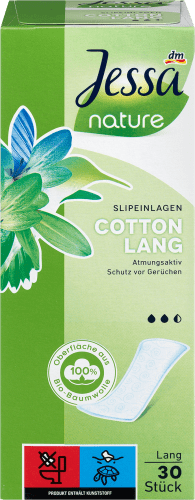 Slipeinlagen Cotton Lang nature, 30 St