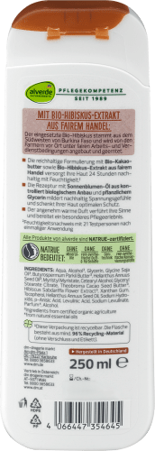 alverde Körpermilch Reichhaltig Bio-Kakao, Bio-Hibiskus, 250 ml