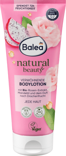 Balea Bodylotion Natural Beauty Rose & Drachenfrucht, 200 ml