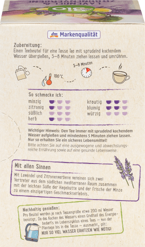 Kräuter-Tee, Lavendel & Verbenen (20 x 40 g 2 g)