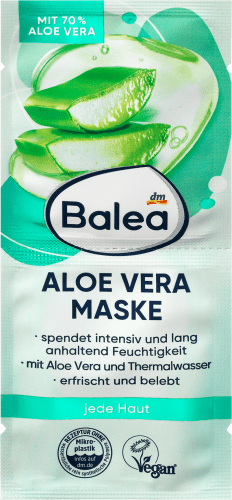 Gesichtsmaske Aloe Vera (2x8 ml), ml 16