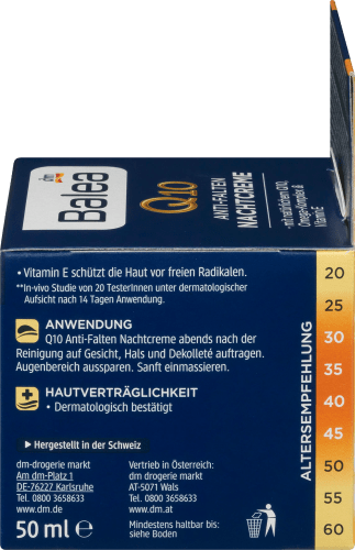 50 Anti-Falten, ml Nachtcreme Q10