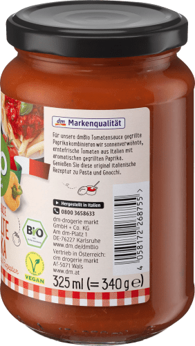 Sauce, Tomatensauce gegrillte Paprika, ml 325