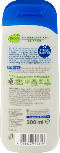 Bio-Rosmarin, Anti-Schuppen Bio-Paranuss, 200 Shampoo ml
