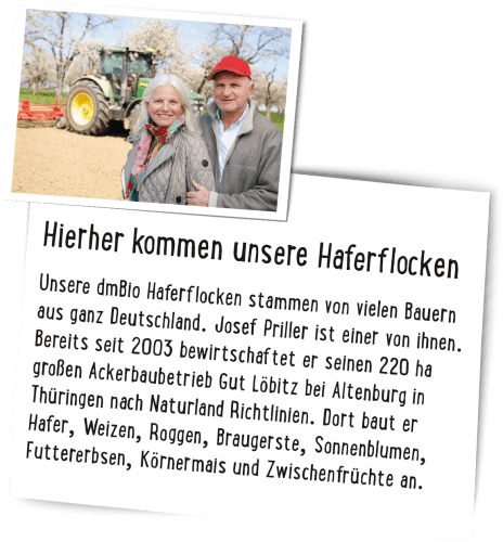 Haferflocken, Naturland, 500 Feinblatt, g