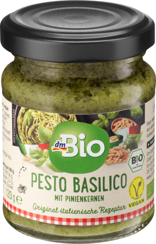Pesto Basilico mit Pinienkerne, 120 g