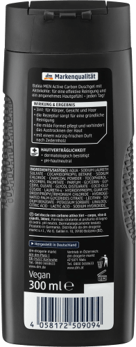 Duschgel Active Carbon, 300 ml