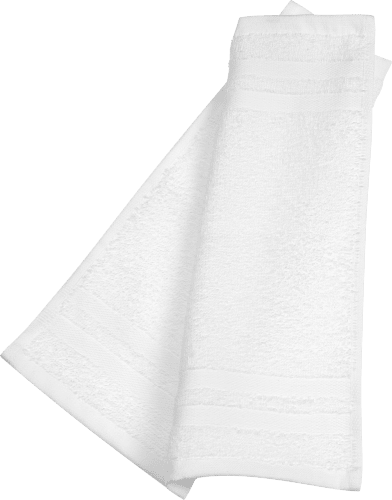 Handtuch aus Frottee weiss 100 % Bio-Baumwolle GOTS-zertifiziert, 1 St