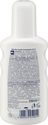 Sonnenspray, MED ultra sensitiv, LSF ml 30, 200