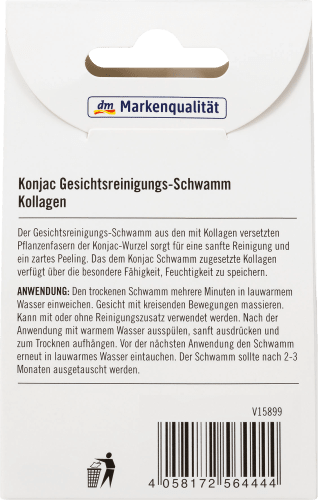 Gesichtsreinigungs-Schwamm / Tee grüner Rotalge Konjac St Kollagen, / 1
