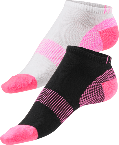 Sport Sneaker, schwarz & pink, 2 39-42, St Gr