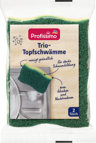 Trio-Topfschwämme, 2 St