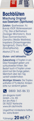 Bachblüten Tropfen 20 ml Original