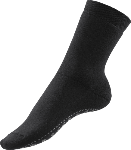 schwarz, 1 mit Bio-Baumwolle, 35-38, ABS Socken St Gr.