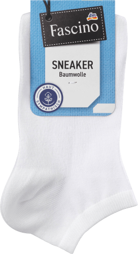 Sneaker mit Baumwolle, Gr. St 1 35-38, weiß