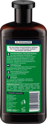 500 & ml Minze, Thymian Kräuterbad
