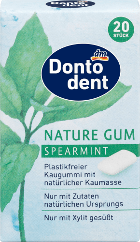 St Kaugummi Spearmint, 20 Nature Gum,