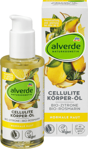 Cellulite Körper-Öl Bio-Zitrone, Bio-Rosmarin, 100 ml