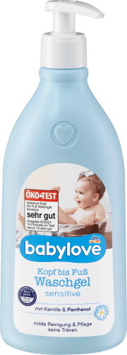 Baby Waschgel Kopf bis Fuß sensitive, 500 ml