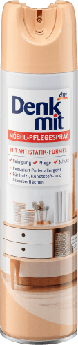 Möbelreiniger & Pflegespray mit Antistatik-Formel, 0,4 l