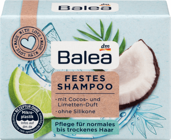 Festes Shampoo Cocos-Limette, 60 g | Haarseife, festes Shampoo & Conditioner