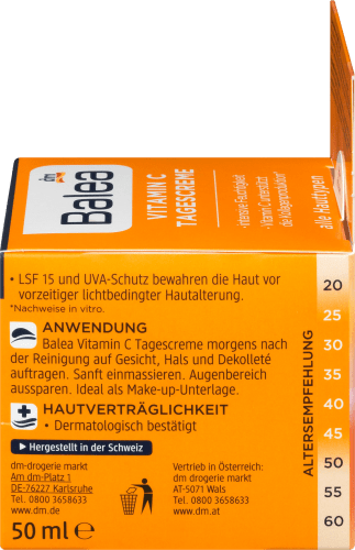 50 C LSF15, Tagescreme Vitamin ml