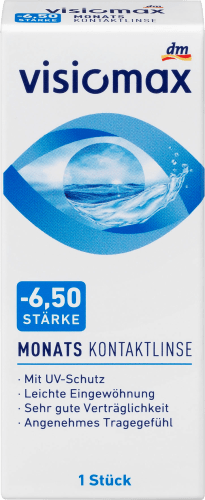 Dioptrie -6,50, 1 St Monatslinse