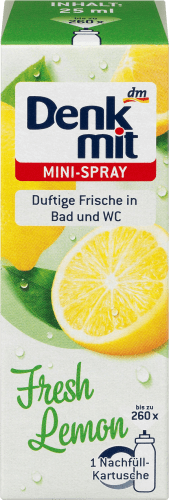 Lufterfrischer Mini-Spray Fresh Lemon Nachfüllpack, 25 ml