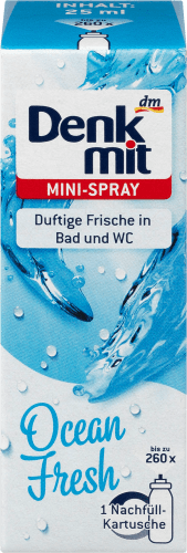 Lufterfrischer Mini-Spray Ocean Fresh Nachfüllpack, 25 ml
