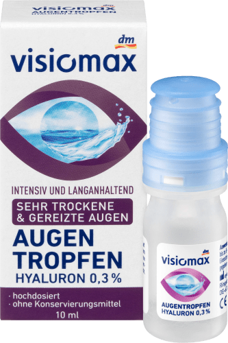 Augentropfen mit 0,3% Hyaluron, ohne Konservierungsmittel, 10 ml