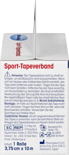 1 10 m Sport-Tapeverband, Rolle,