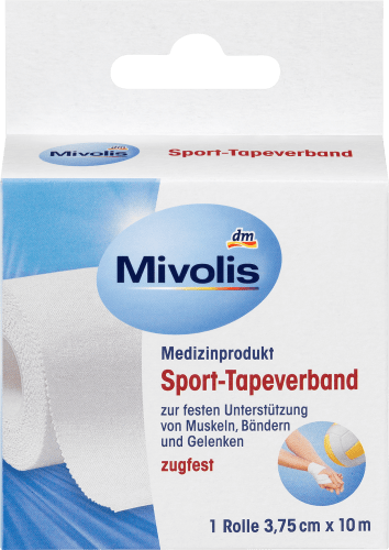 Sport-Tapeverband, m Rolle, 1 10