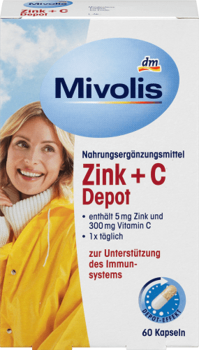 Zink + C Depot 60 37 g Kapseln St