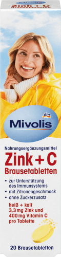 Zink + C Brausetabletten 20 g 82 St