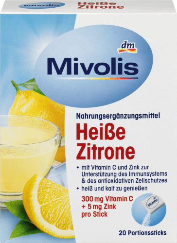 Heißgetränk Heiße Zitrone, Portionssticks 20 St., 100 g | Immunsystem stärken