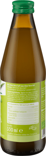 Pflanzensaft, Aloe Vera naturtrüb, 330 ml