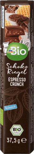 Schokoriegel Espresso Crunch mit Vollmilch-Schokolade, 37,5 g