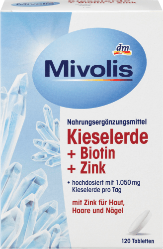 Kieselerde + Biotin + Zink, 120 g St., 148 Tabletten