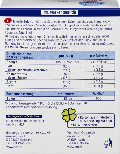 Mini-Tabletten St., Selen, 60 9 g