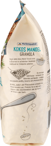 Kokos 500 g Knuspermüsli, Mandel Granola,