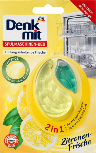 Spülmaschinen-Deo Zitronen-Frische, 1 St | Geschirrspülmittel, -Tabs, -Salz & Co.