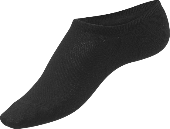 Sneaker mit Bio-Baumwolle und Fersen-ABS, 1 St schwarz, Gr. 43-46