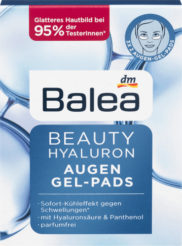 Beauty Hyaluron Augen Gel-Pads (3x2 Stück), 3 St