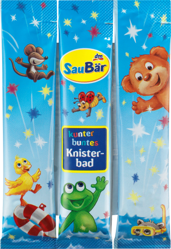 Kinder Badezusatz Knisterbad, 3x5g, 15 g | Babyshampoo, Badezusätze & Co.