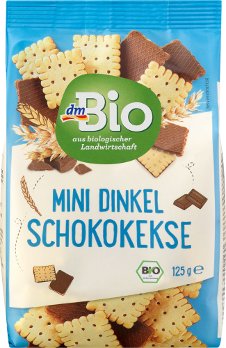 Mini Dinkel Schoko Kekse, 125 g