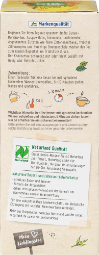 Tee Kräuter-Tee, (20 g Morgen Guten g), x Naturland, 30 1,5