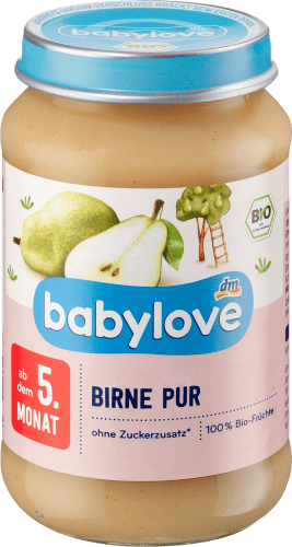 Früchte Birne pur ab dem 5. Monat, 190 g | Babygläschen & Co.