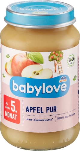 Früchte Apfel pur ab dem 5. Monat, 190 g | Babygläschen & Co.